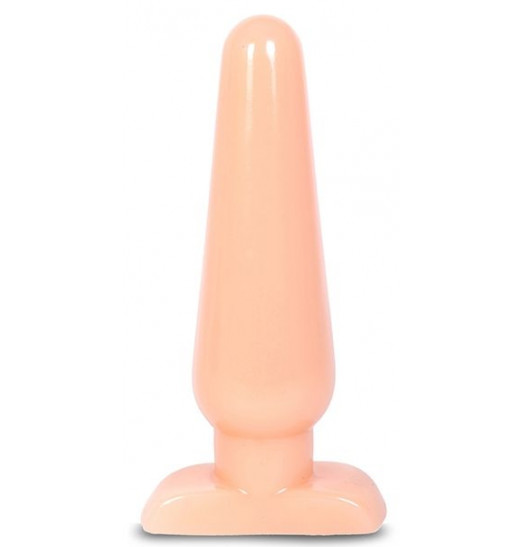 Телесная анальная пробка LARGE PLUG - 15 см.