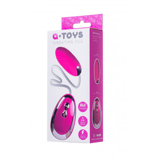 Розовое виброяйцо A-Toys - 6,5 см. Розовое виброяйцо A-Toys - 6,5 см.