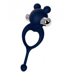 Синее виброкольцо с хвостиком JOS MICKEY