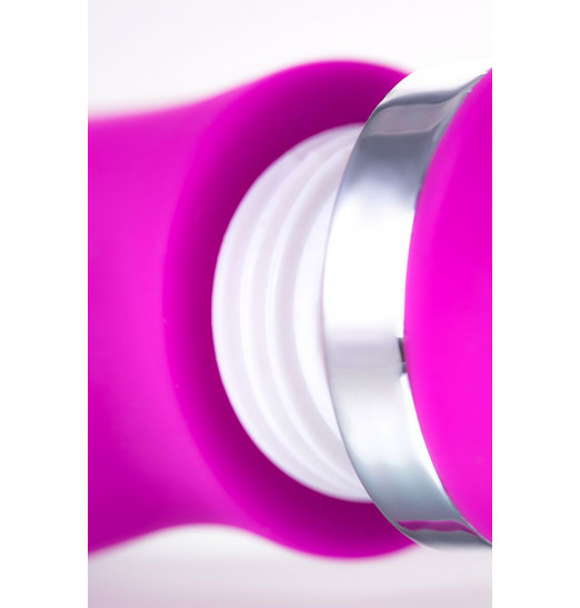 Лиловый вибратор с клиторальным стимулятором JOS JOLY - 19,6 см.