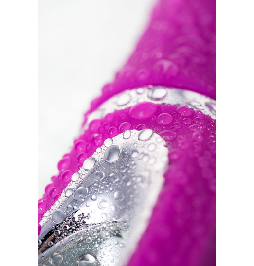 Лиловый вибратор с клиторальным стимулятором JOS JOLY - 19,6 см.