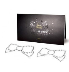 Серебристые пэстисы Mimi Bow в виде бантиков