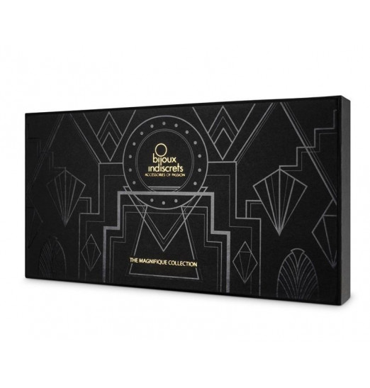 Серебристое украшение из цепочек Magnifique Metallic chain waist jewelry