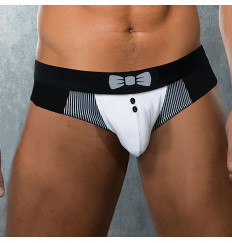 Черно-белые слипы Doreanse с принтом в виде смокинга