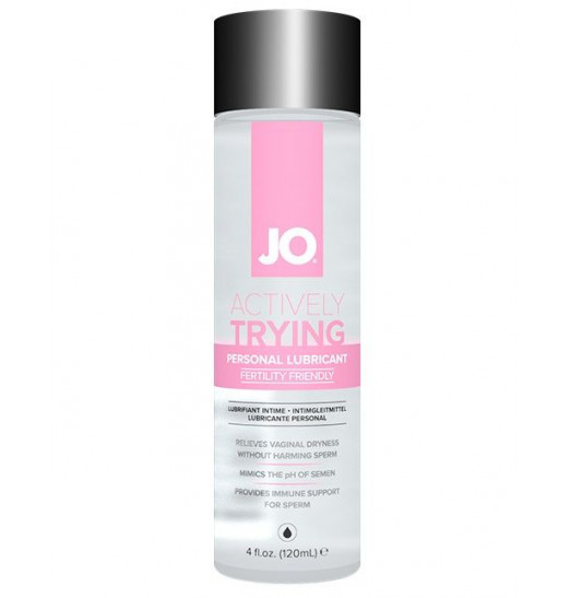 Лубрикант на водной основе, способствующий зачатию, JO Actively Trying - 120 мл.
