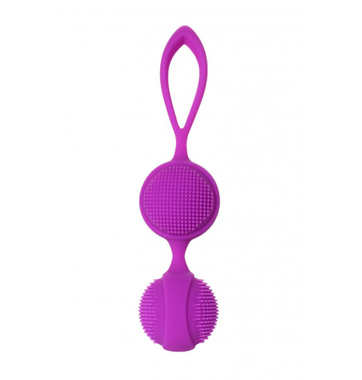 Фиолетовые вагинальные шарики с ресничками JOS NUBY Фиолетовые вагинальные шарики с ресничками JOS NUBY