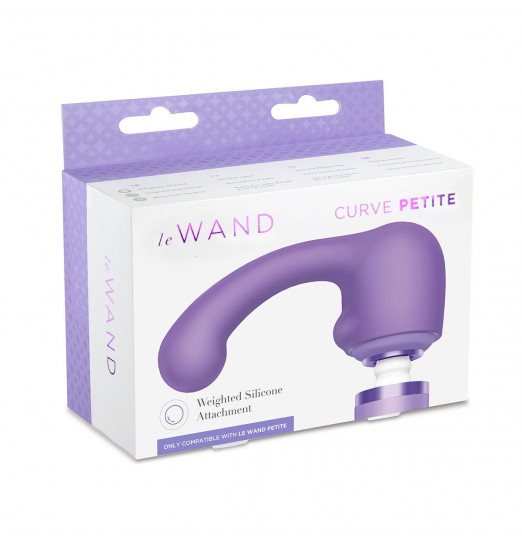 Фиолетовая утяжеленная насадка CURVE для массажера Le Wand