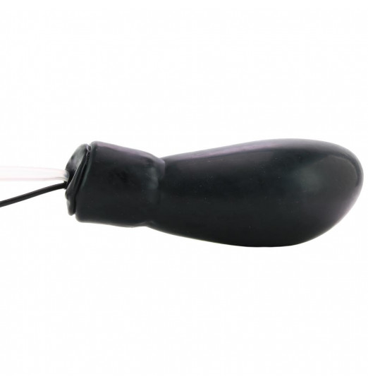 Чёрный изогнутый фаллос с вибрацией и расширением - 16 см. Чёрный изогнутый фаллос с вибрацией и расширением - 16 см.