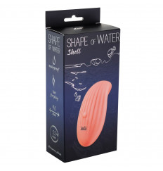 Розовый клиторальный вибратор Shape of water Shell