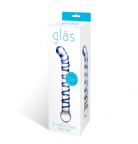 Изогнутый стеклянный фаллос G-Spot Glass Dildo - 17 см. Изогнутый стеклянный фаллос G-Spot Glass Dildo - 17 см.