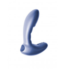 Синий стимулятор простаты с вибрацией Wonder Touch Blue