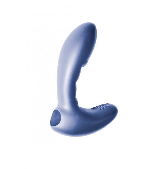 Синий стимулятор простаты с вибрацией Wonder Touch Blue Синий стимулятор простаты с вибрацией Wonder Touch Blue