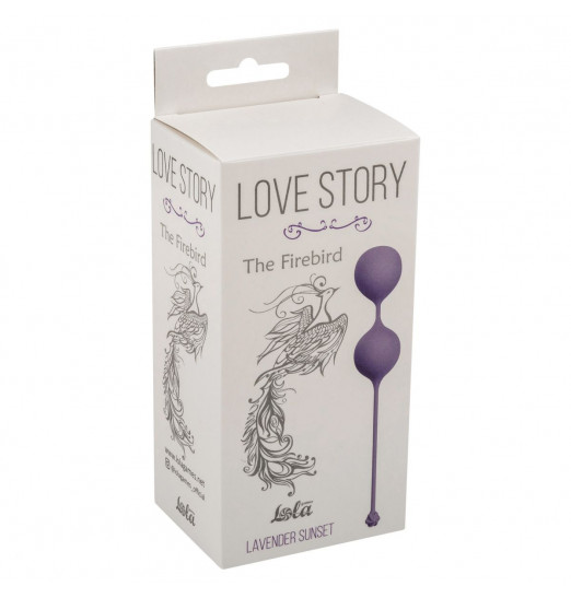 Фиолетовые вагинальные шарики The Firebird Lavender Sunset
