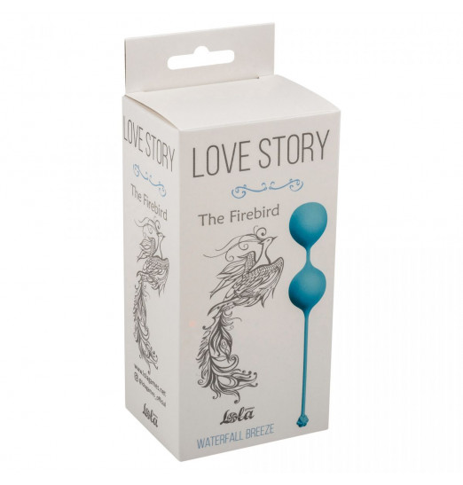 Голубые вагинальные шарики The Firebird Waterfall Breeze