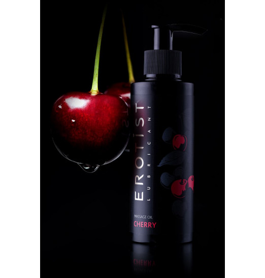Массажное масло Erotist CHERRY с ароматом вишни - 150 мл.