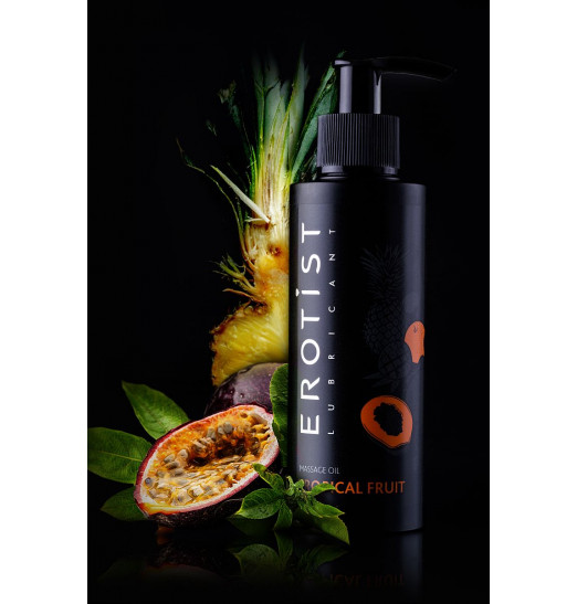 Массажное масло Erotist TROPICAL FRUIT с ароматом тропических фруктов - 150 мл.