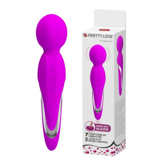 Лиловый жезловый вибратор Fitzgerald