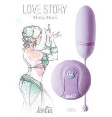 Сиреневое виброяйцо Mata Hari с пультом ДУ