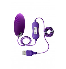 Фиолетовое виброяйцо с пультом управления A-Toys Cony, работающее от USB