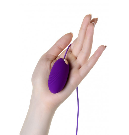 Фиолетовое виброяйцо с пультом управления A-Toys Cony, работающее от USB Фиолетовое виброяйцо с пультом управления A-Toys Cony, работающее от USB