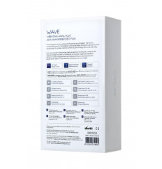 Синяя анальная вибровтулка OPlay Wave с пультом ДУ - 15,5 см.