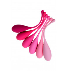 Набор из 6 розовых вагинальных шариков Eromantica K-ROSE