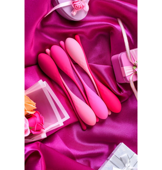 Набор из 6 розовых вагинальных шариков Eromantica K-ROSE