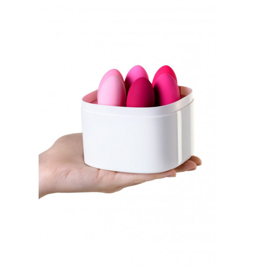 Набор из 6 розовых вагинальных шариков Eromantica K-ROSE