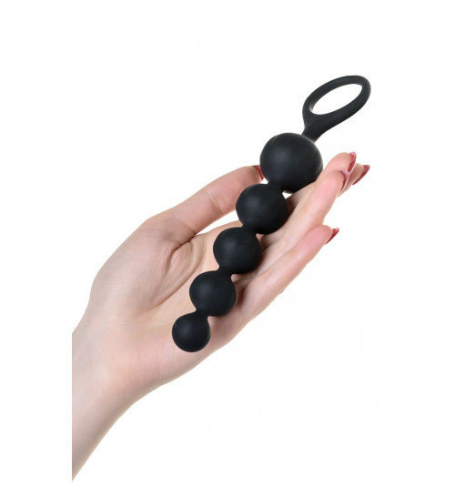 Набор из 2 чёрных анальных цепочек Satisfyer Love Beads Набор из 2 чёрных анальных цепочек Satisfyer Love Beads