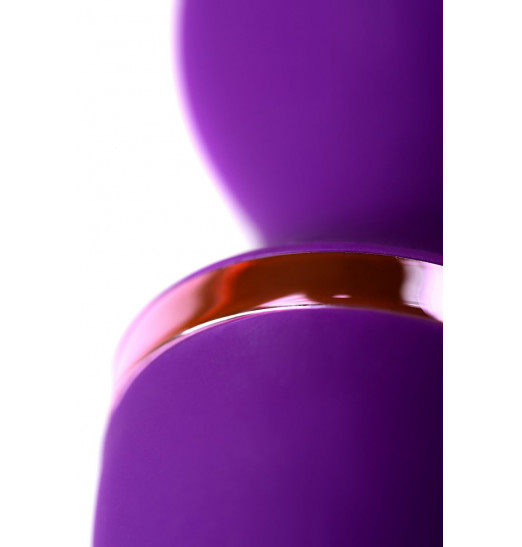 Фиолетовый вибромассажер Eromantica Uma - 20 см.