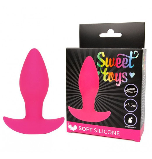 Розовая анальная втулка Sweet Toys - 8,5 см. Розовая анальная втулка Sweet Toys - 8,5 см.