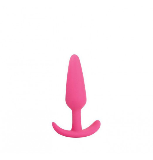 Розовая анальная втулка - 9,5 см.