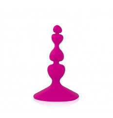 Ярко-розовый анальный стимулятор COSMO - 8 см.