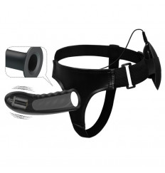 Полый страпон с вибрацией Marvin - 16,2 см.