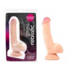 Фаллоимитатор телесного цвета из киберкожи - 11 см.