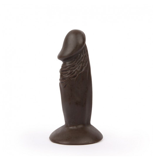 Реалистичный коричневый анальный фаллоимитатор Erowoman на присоске