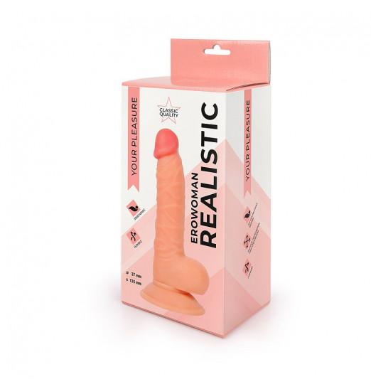 Телесный фаллоимитатор Erowoman