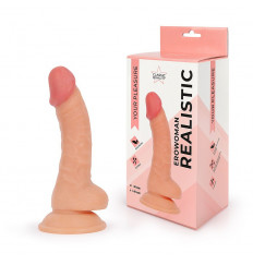 Телесный фаллоимитатор-реалистик Erowoman