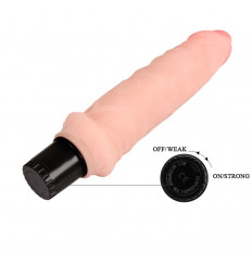 Вибратор телесного цвета  Realistic Cock Vibe - 15,5 см.