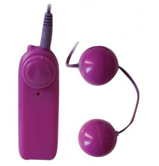 Вагинальные шарики с вибрацией фиолетового цвета