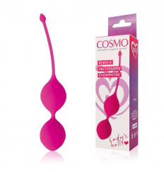 Ярко-розовые вагинальные шарики Cosmo