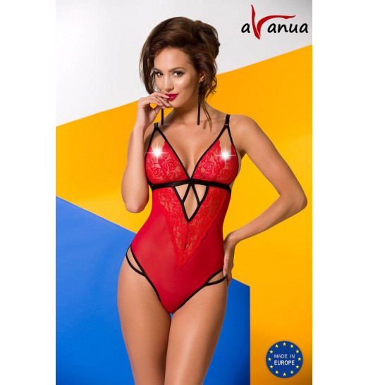 Кружевное боди с вырезами на лифе Salome