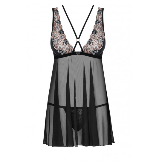 Восхитительная короткая сорочка с цветочным принтом