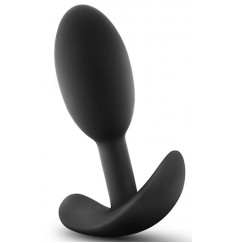 Черная анальная пробка Wearable Vibra Slim Plug Small - 8,9 см.