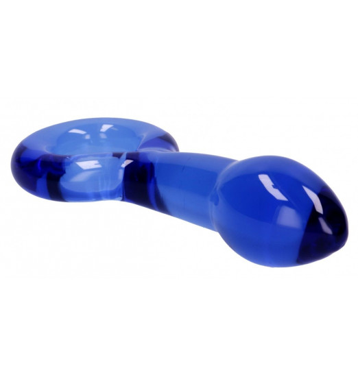 Синяя анальная пробка Plugger - 11,9 см.