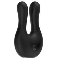 Черный клиторальный стимулятор Exceptional - 10,4 см.