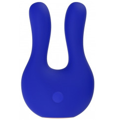 Синий клиторальный стимулятор Exceptional - 10,4 см.