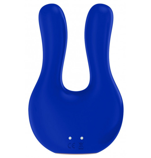 Синий клиторальный стимулятор Exceptional - 10,4 см.