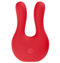 Красный клиторальный стимулятор Exceptional - 10,4 см.