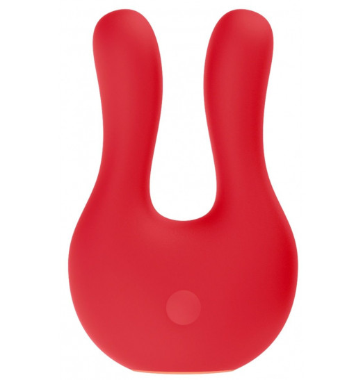 Красный клиторальный стимулятор Exceptional - 10,4 см.